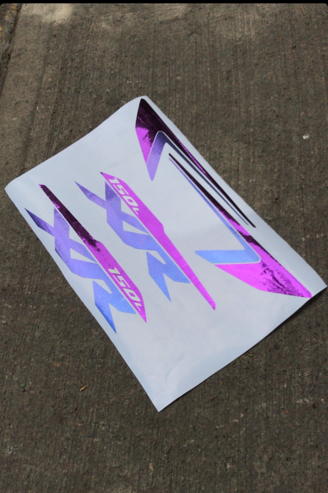 Kit de calcos XR 150 2025 