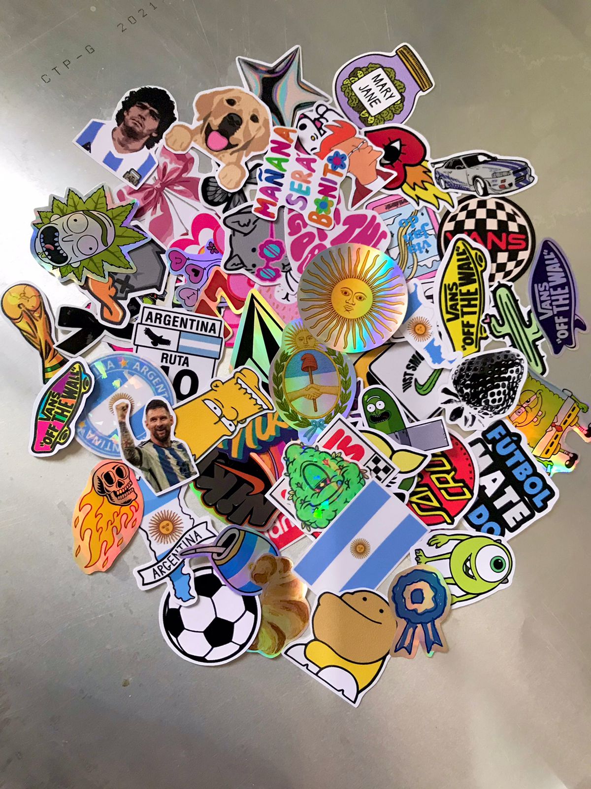 Pack 100 unidades de vinilo 