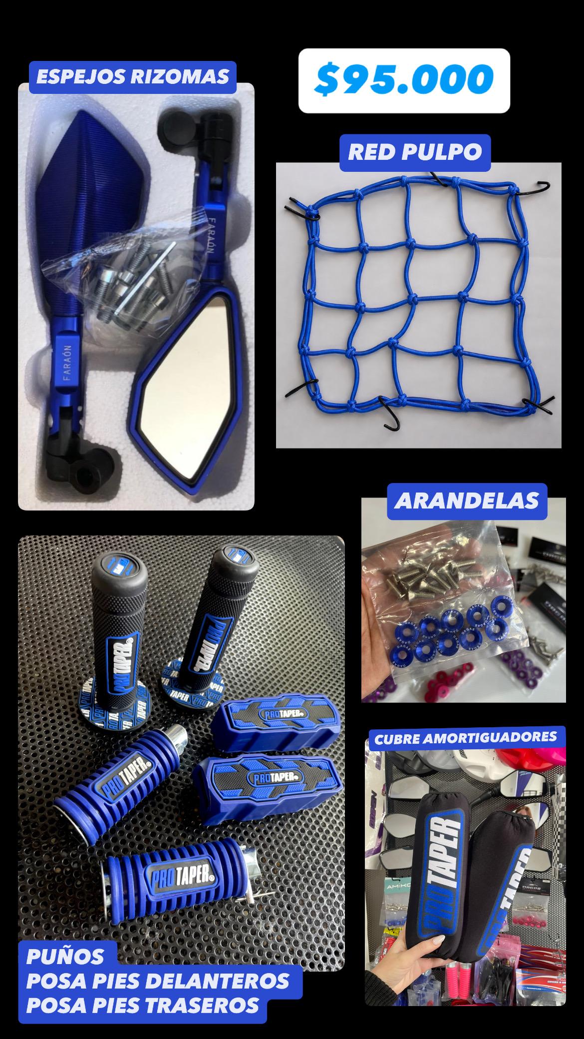 combo universal AZUL 