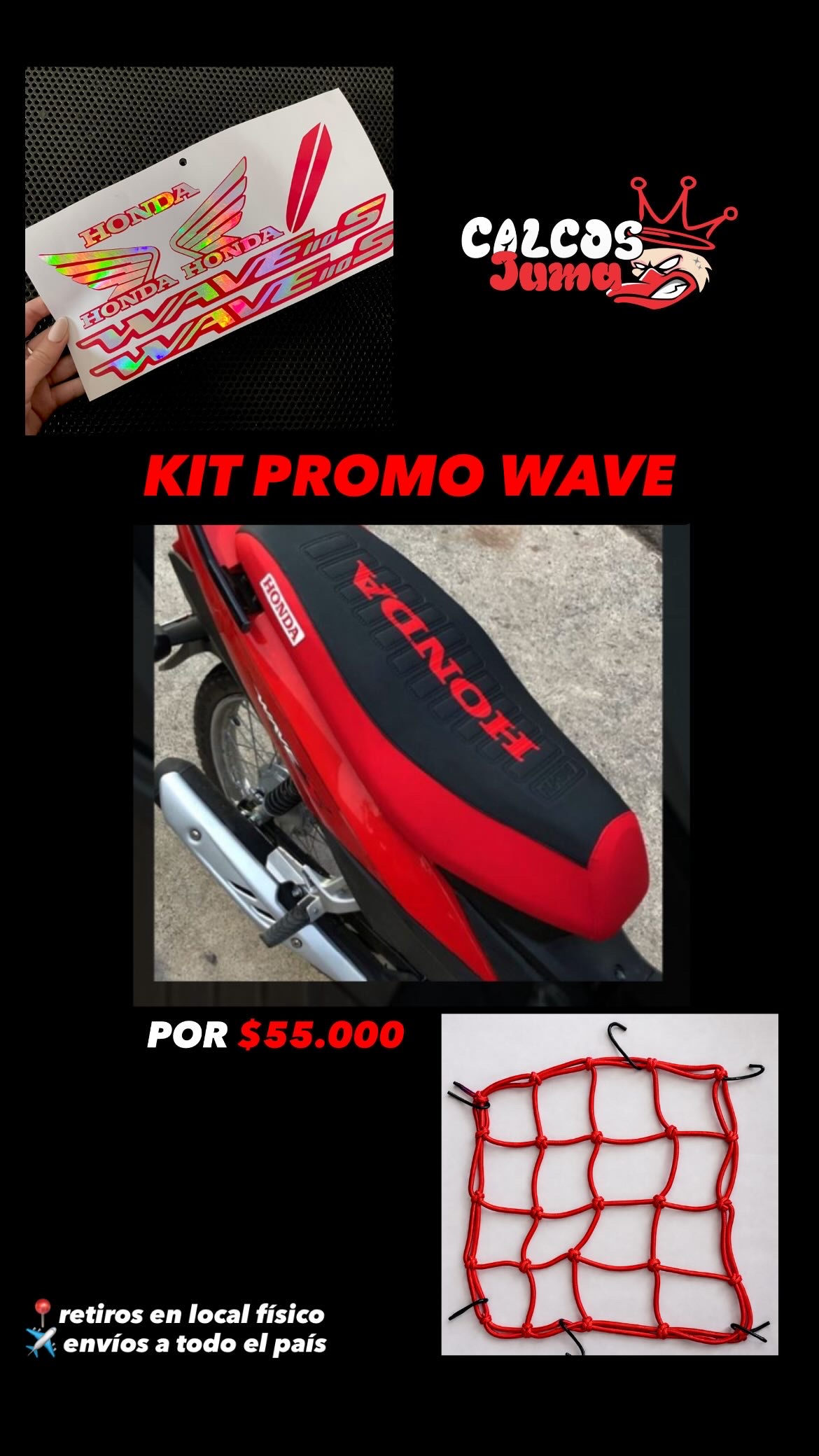 combo WAVE ROJO