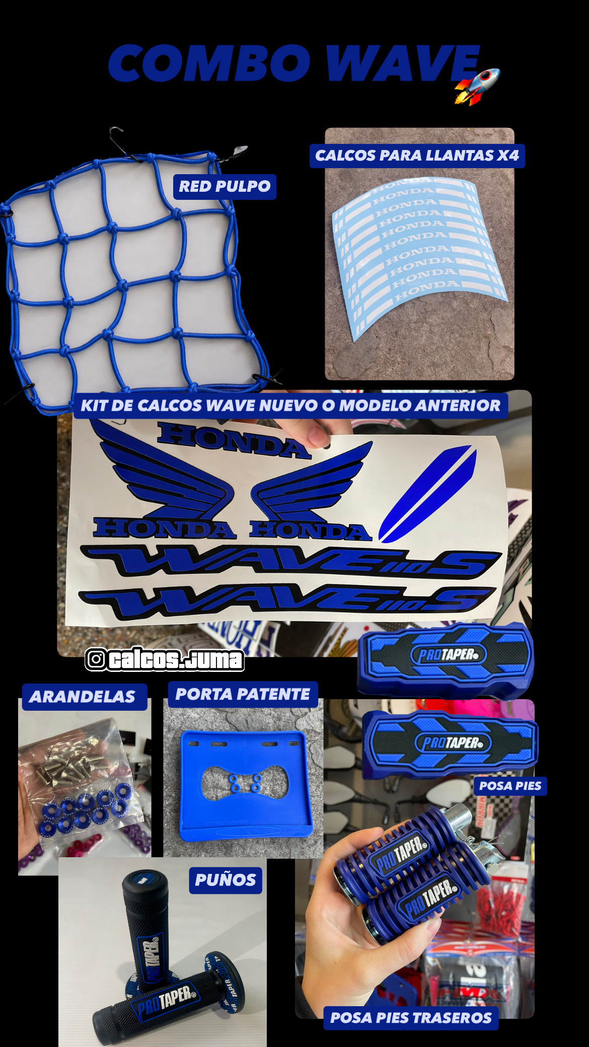 combo WAVE AZUL